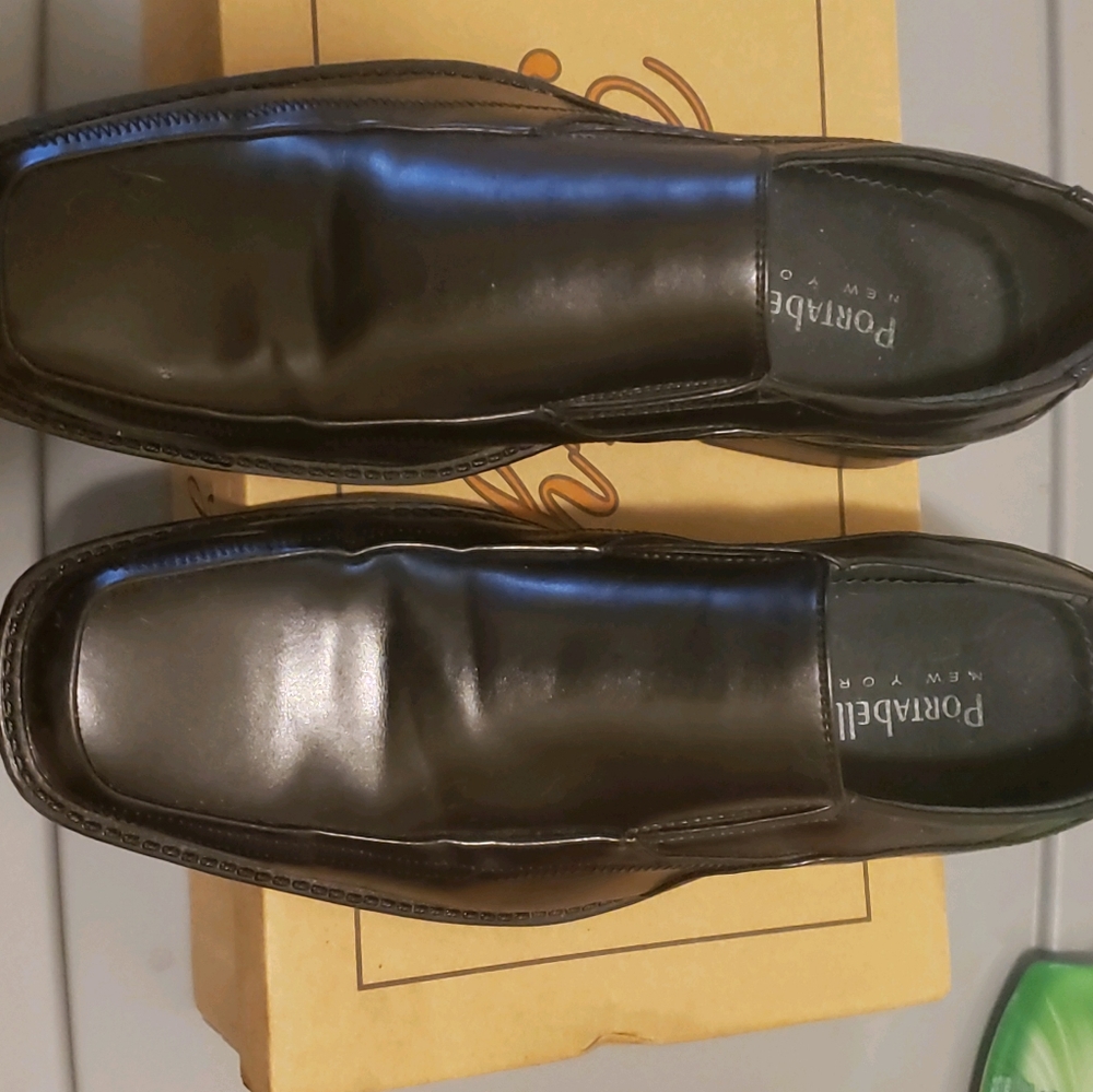 Men Portabella Black Dress Shoes